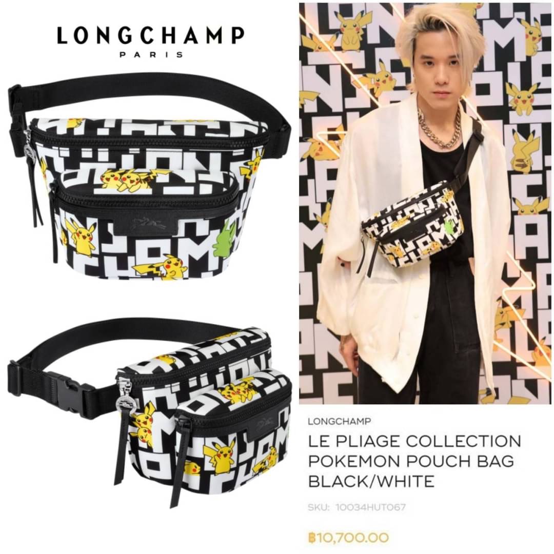 LONGCHAMP LE PLIAGE COLLECTION POKEMON POUCH BAG อีกหนึ่งความน่ารักสดใสจากลองฌอมป์ที่จัดให้ "ปิกาจู" ไปวิ่งเล่นอยู่บนกระเป๋าที่ออกมาเป็นซีรีส์ซะเลย และยังคงความ Le pliage เพื่อให้เหมาะกับทุกเพศทุกวัย เป็นคอลเลคชั่นลิมิเตทสำหรับฤดูกาลนี้เท่านั้น