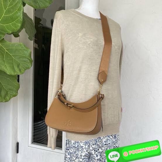 🖤 Tory Burch Thea Convertible Crossbody Bag หนังแท้นุ่ม ดีไซน์เรียบหรู พร้อมสายสะพาย 2 แบบ สวยครบทุกลุค ✨ ใบเดียวใช้ได้ทุกวัน ถือก็สวย สะพายก็คล่อง จบในใบเดียว 💼