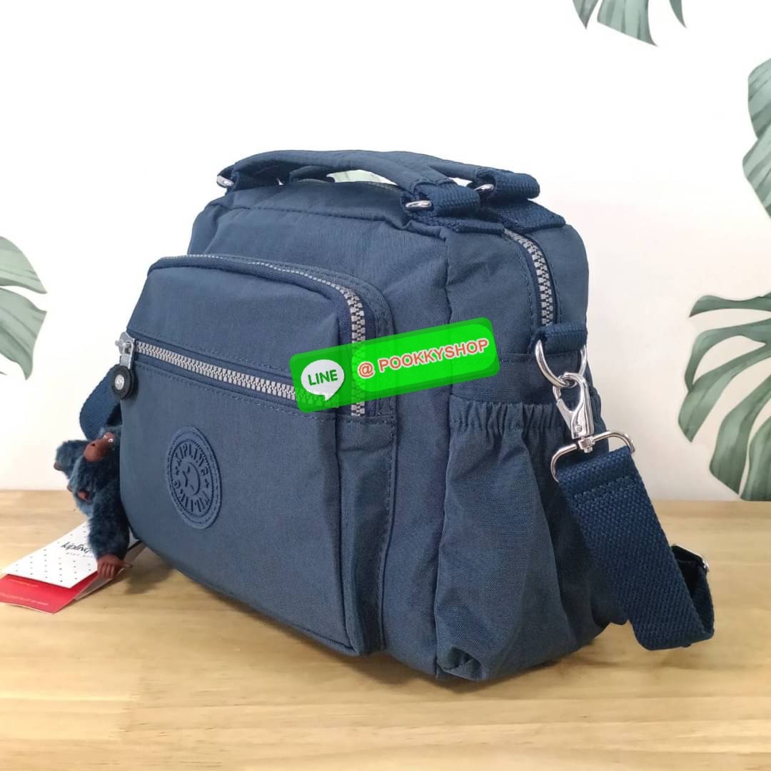 KIPLING Square Handbag & Shoulder bag กระเป๋าถือหรือสะพายข้าง ขนาดกลาง วัสดุ Polyester 100%