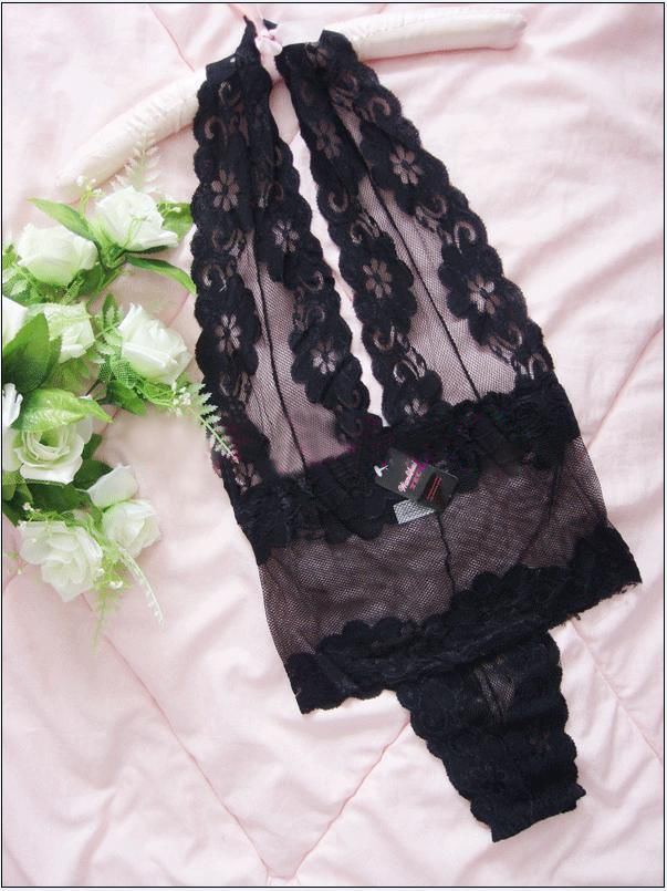 ชุดเซ็กซี่ ชุดวันพีซ เต็มตัว ผ้าซีทรู ลูกไม้ สีดำ ผ้านุ่ม ใส่สบาย สวยเซ็กซี่ และเปรี้ยวจี๊ดส์ มากๆ คะ