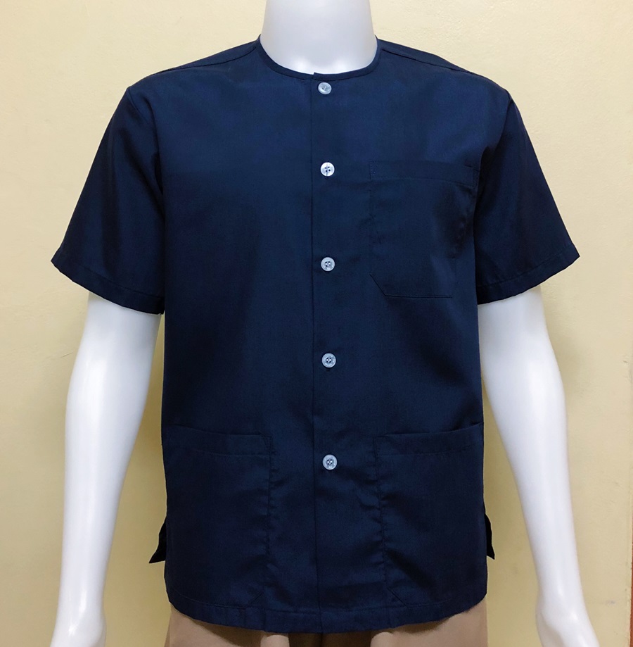 รหัส D19 : เสื้อสปาสีกรมท่า