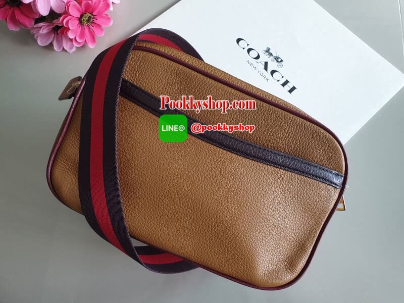 Coach F75818 F72704 Jes crossbody 2 ซิปรุ่นใหม่ ปั๊มลายรถม้า สายสะพายแบบสปอร์ต สวยงามมากค่ะ