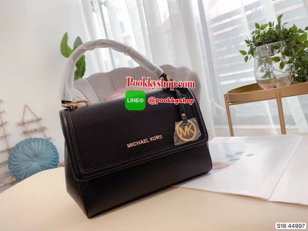 MICHAEL MICHAEL KORS Saffiano Leather สีดำ(มีสีเดียว) 100% Saffiano Leather