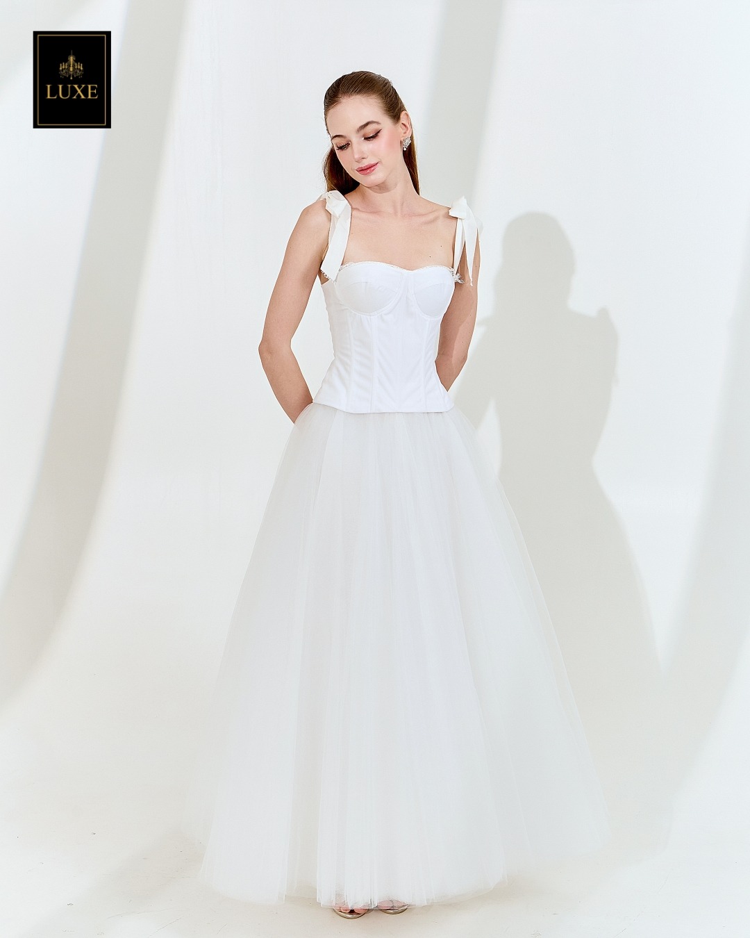 กระโปรงแฟชั่น กระโปรงบานทรงวงกลม ด้านในมีโครงช่วยให้กระโปรงบานสวย