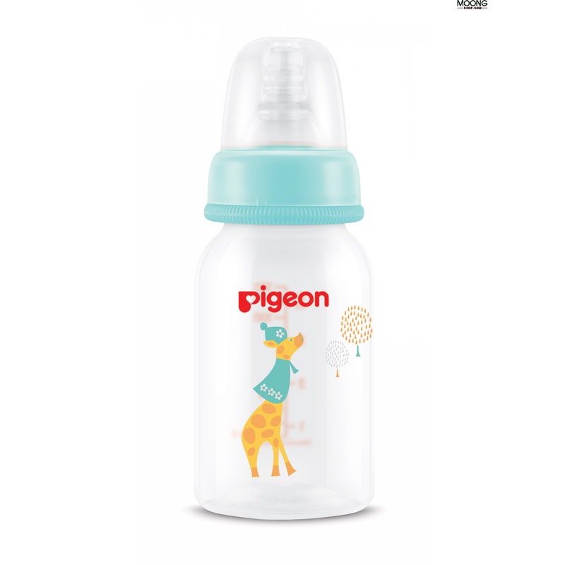 Pigeon ขวดนมพีเจ้น RPP ลายยีราฟ จุกนมเสมือนนมมารดา มินิ 4 ออนซ์ แพค 2 ฟรี 1