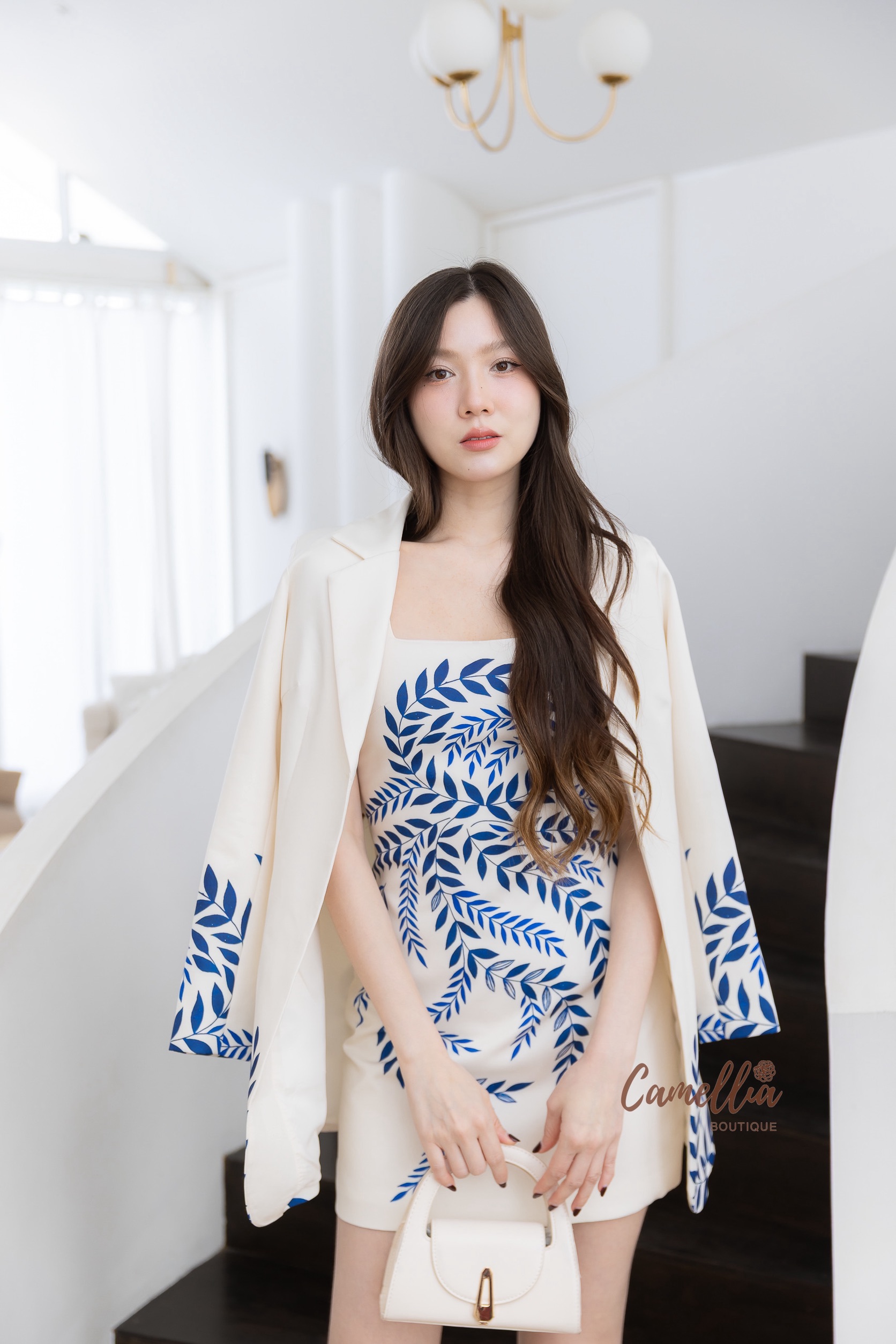 ชุดเซทแฟชั่น สุดคุ้มชุดset เสื้อBlazer +เดรสแขนกุด