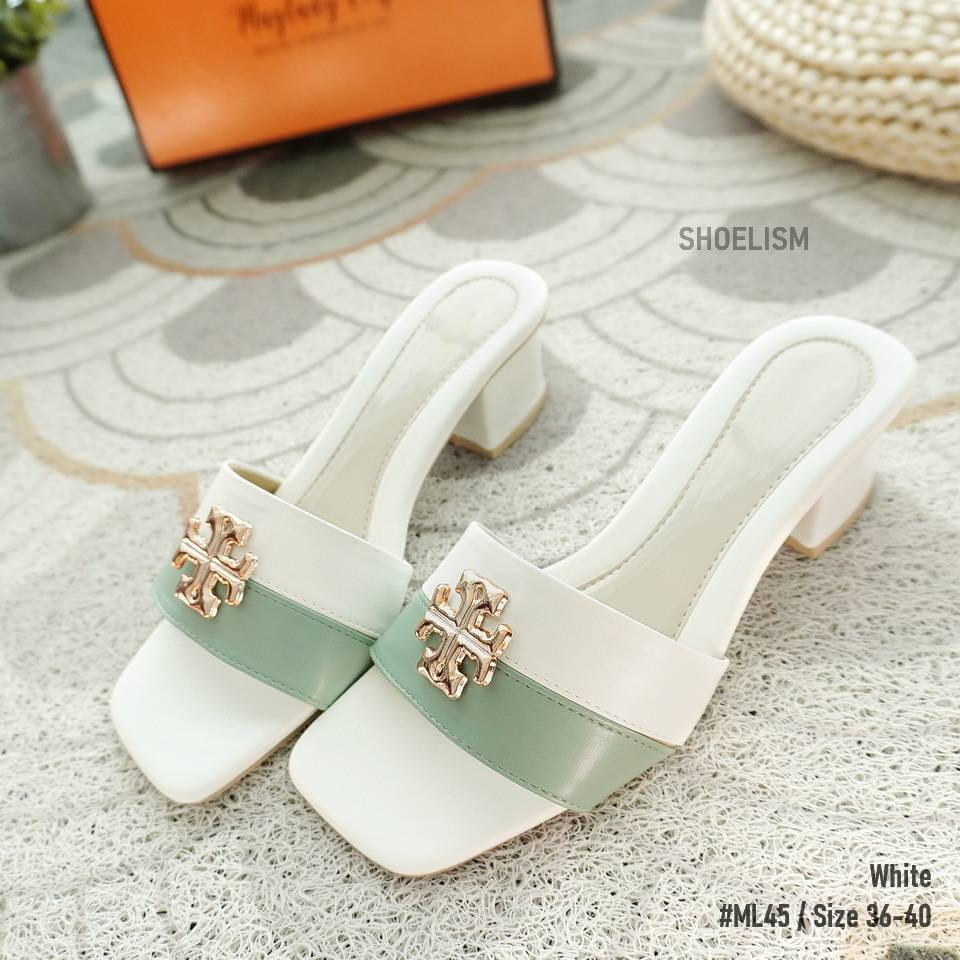 มาใหม่ สวยจนต้องร้องกรี๊ด!! รองเท้าส้นสูง งานทูโทน เรียบหรู สไตล์คุณหนู สวมใส่สบาย พร้อมเสิร์ฟความสวย รีบทักกันมาน้า...