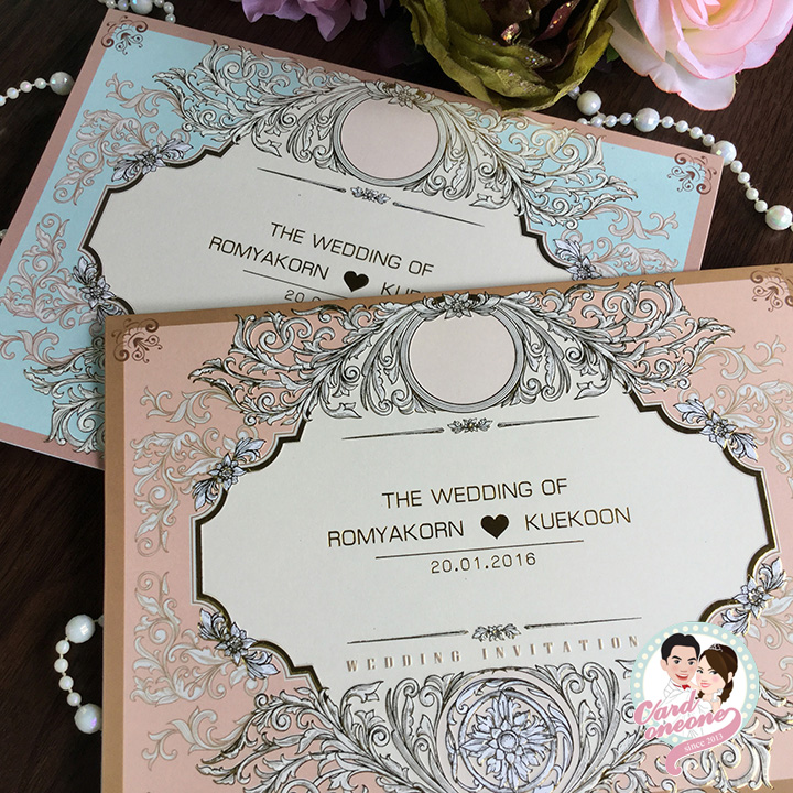 การ์ดแต่งงานวินเทจ