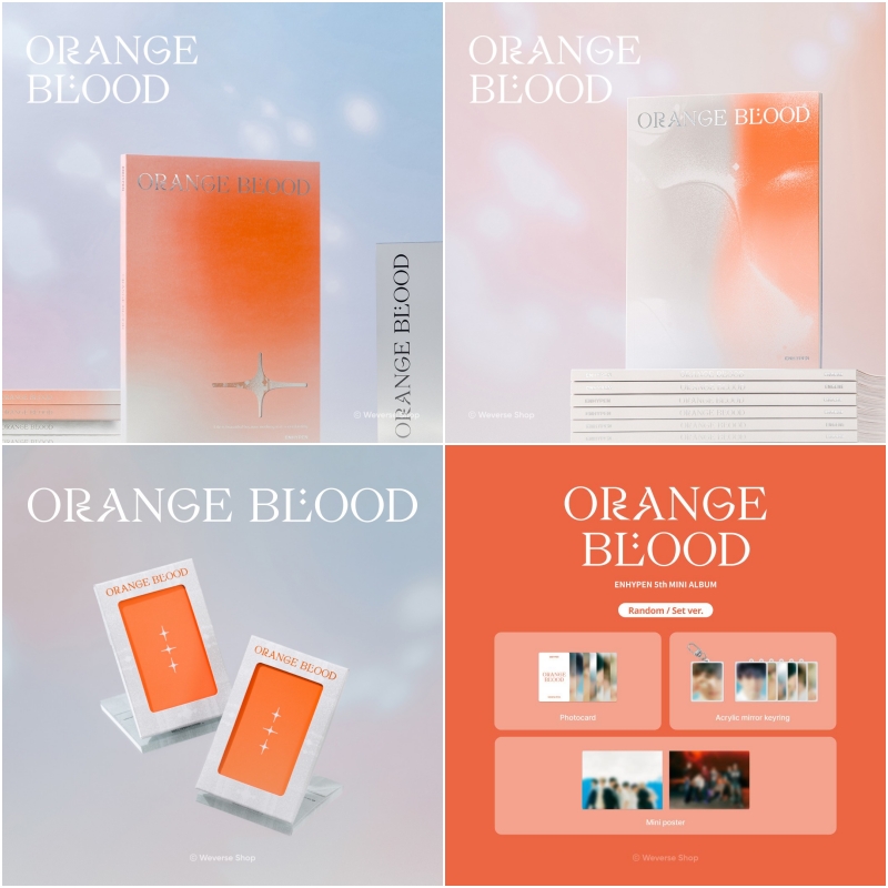 ENHYPEN 5th Mini Album - ORANGE BLOOD (Random ver.)