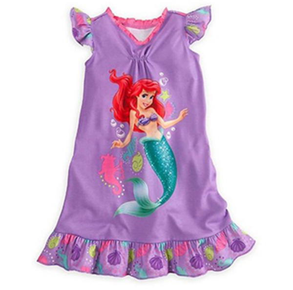 ฮ Ariel nightshirt for girls(size 4)(พร้อมส่ง)