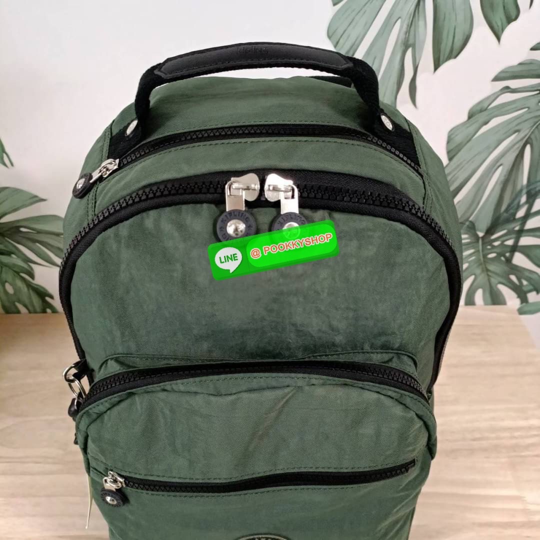 KIPLING Seoul Large 15" Laptop Backpack กระเป๋าเป้สะพายหลัง วัสดุด้านนอก Nylon ซับใน Polyester รุ่นใหม่เหมาะสำหรับเดินทางระยะสั้น จะซื้อใช้เองหรือมอบเป็นของขวัญก็สวยถูกใจผู้รับค่ะ💖