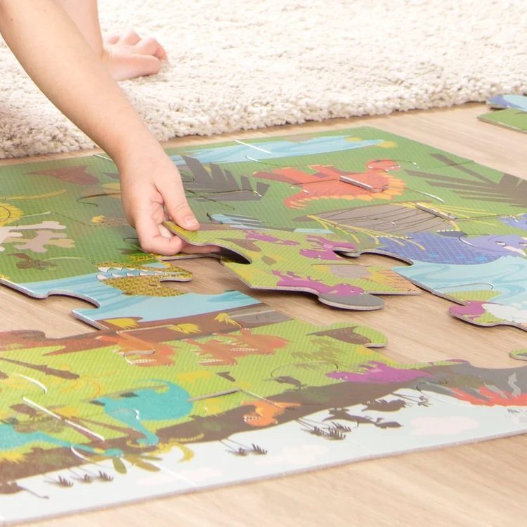 Melissa & Doug Dinosaurs Floor Puzzle จิ๊กซอว์จัมโบ้ ไดโนเสาร์ ขนาด 60x90 cm