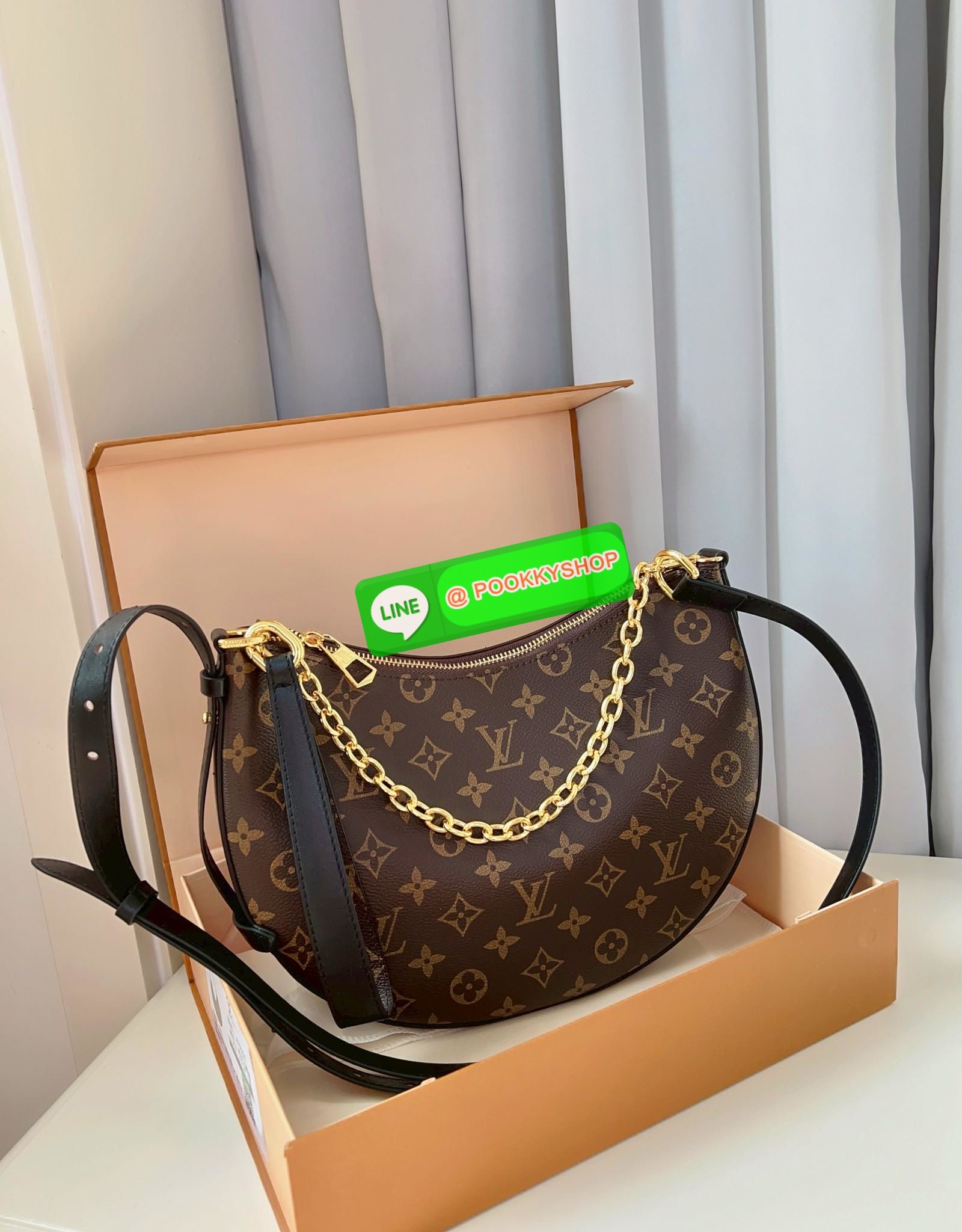 LOUIS VUITTON COOKIE BB MONOGRAM BAG2025🎉🎉 ((vip duty ตปท)) คุณค่าแก่การครอบครอง! กับกระเป๋าดีไซด์สวย เก๋ ทรงพระจันทร์ครึ่งเสี้ยวอันเป็นสัญลักษณ์ของรุ่น