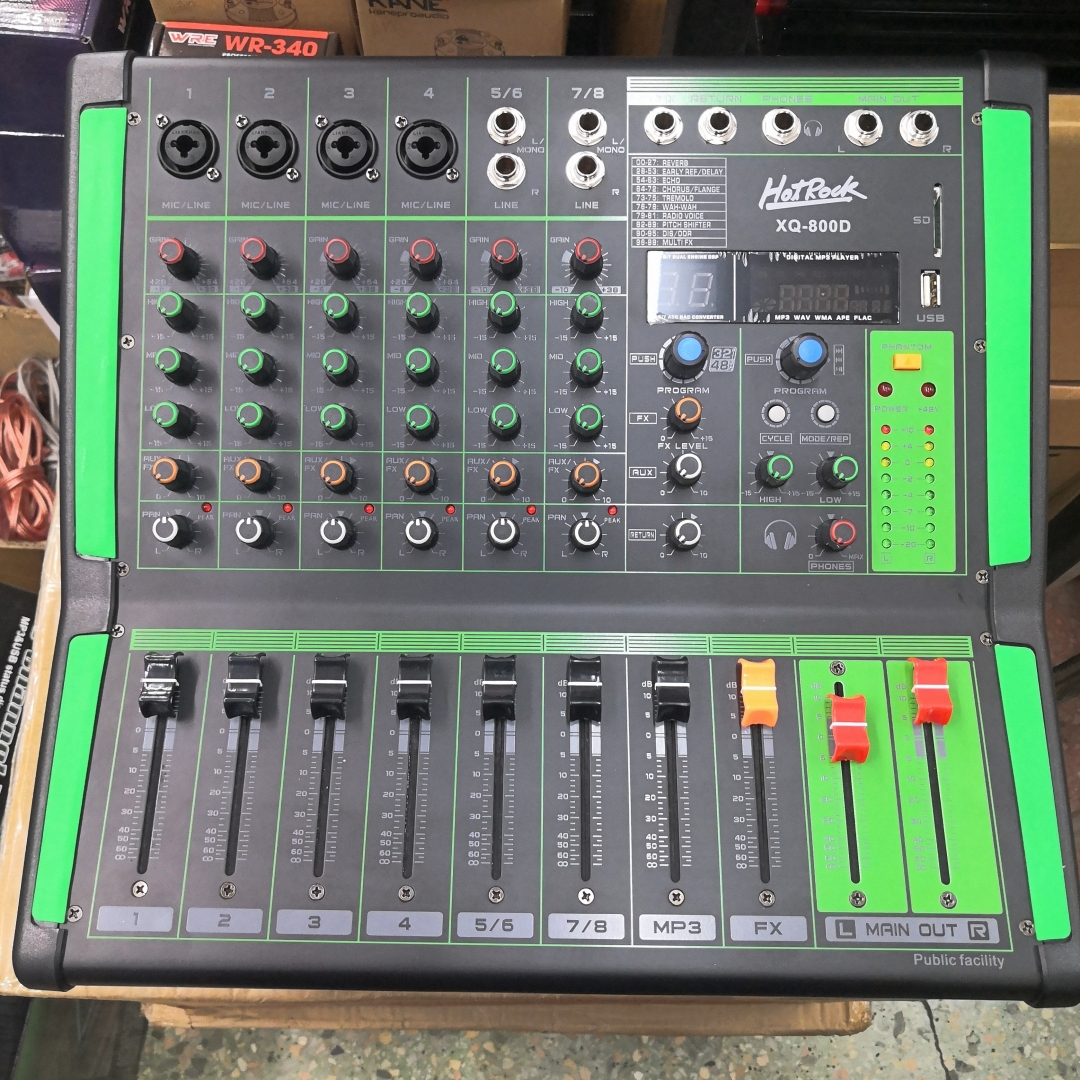 เพาเวอร์มิกซ์ เพาเวอร์มิกซ์เซอร์ ยี่ห้อ HOTROCK รุ่น XQ-800D