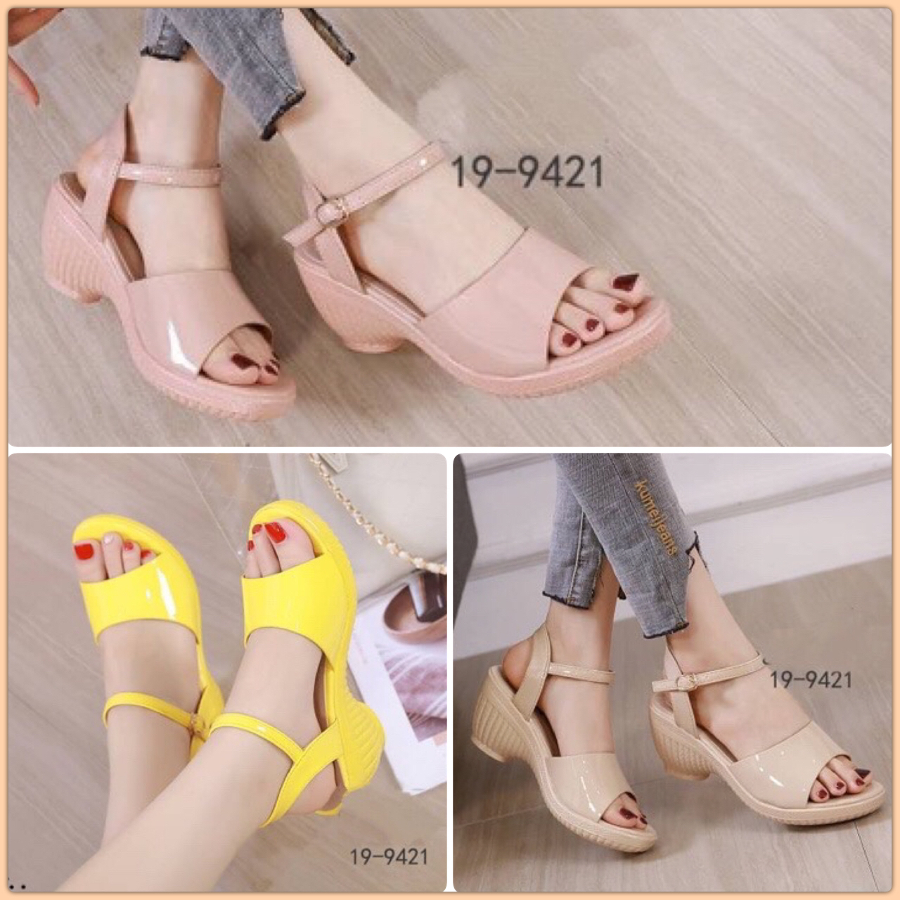 comfort shoes รองเท้าส้นสูงแบบสวมสูงกำลังดี งานเพื่อสุขภาพรัดส้นแบบเสริมส้นงานสไตล์เกาหลี พื้นนิ่มมาก น้ำหนักเบาใส่สวยกระชับ งานแนวๆน่ารักคลูๆดูดีคะ มา3 สีจ้า