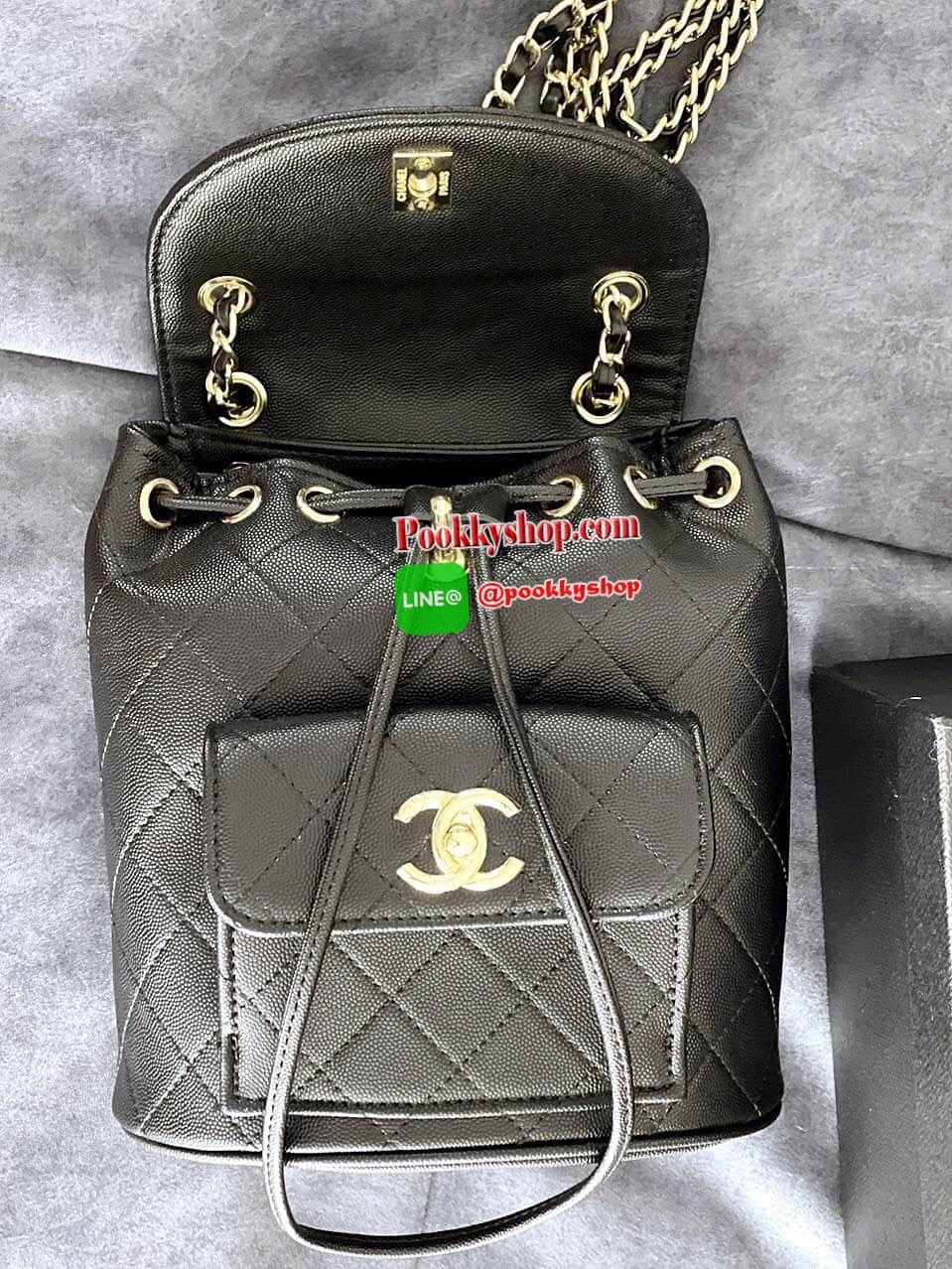 Chanel Backpack Caviar Small SIZE AND FIT