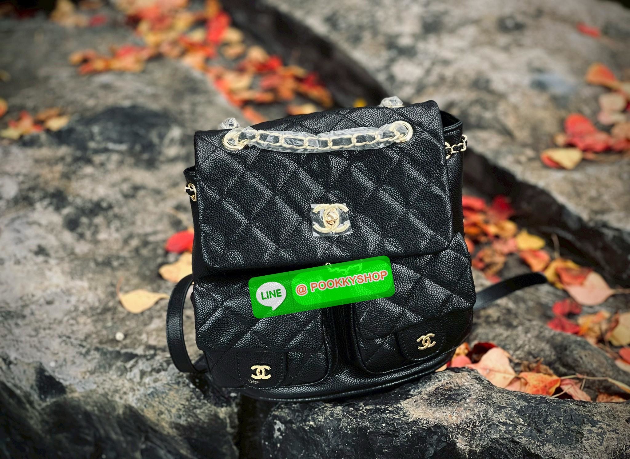 CHANEL DUMA CAVIAR BACKPACK ((vip gift ตปท.)) 🔖พร้อมส่ง! อย่ารอช้าที่จะสวยกันค่าาสาวๆ กับกระเป๋าสะพายหลัง หนังคาเวียร์นิ่มลายสวยค่ะ