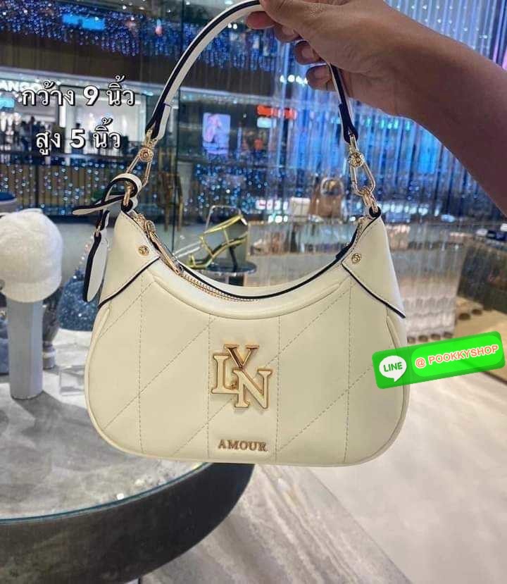 กระเป๋าลิน Lyn ทรงพอช 💝สะพายข้างได้ คล้องไหล่ได้ 💝ได้สายสะพาย 2 เส้น