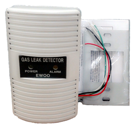 เครื่องเตือนแก๊สรั่ว ยี่ห้อ EWOO รุ่น EW301-DCR