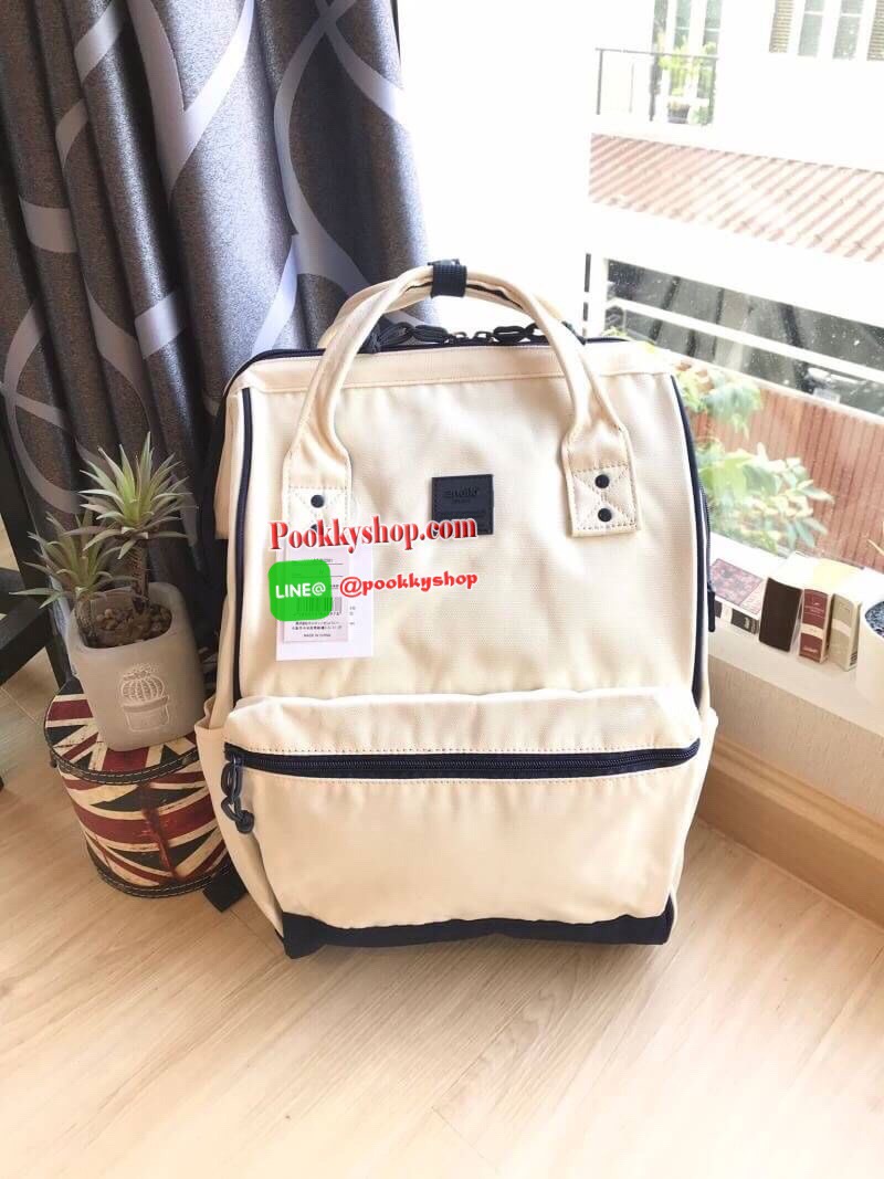 Anello N/S Kuchigane Rucksack AT-B3091 ขนาดคลาสสิค คอลเลคชั่นใหม่รับซัมเมอร์ของ Anello วัสดุผ้าcanvas ลวเลายและสีสันเข้าได้กับทุกชุด ปากกระเป๋ายังคงมีโครงเป็นเอกลักษณ์ ทรงสวยจุของได้เพียบแบบไร้กังวล ซัมเมอร์นี้อินเทรนด์ได้ก่อนใครเลยคร้า!!