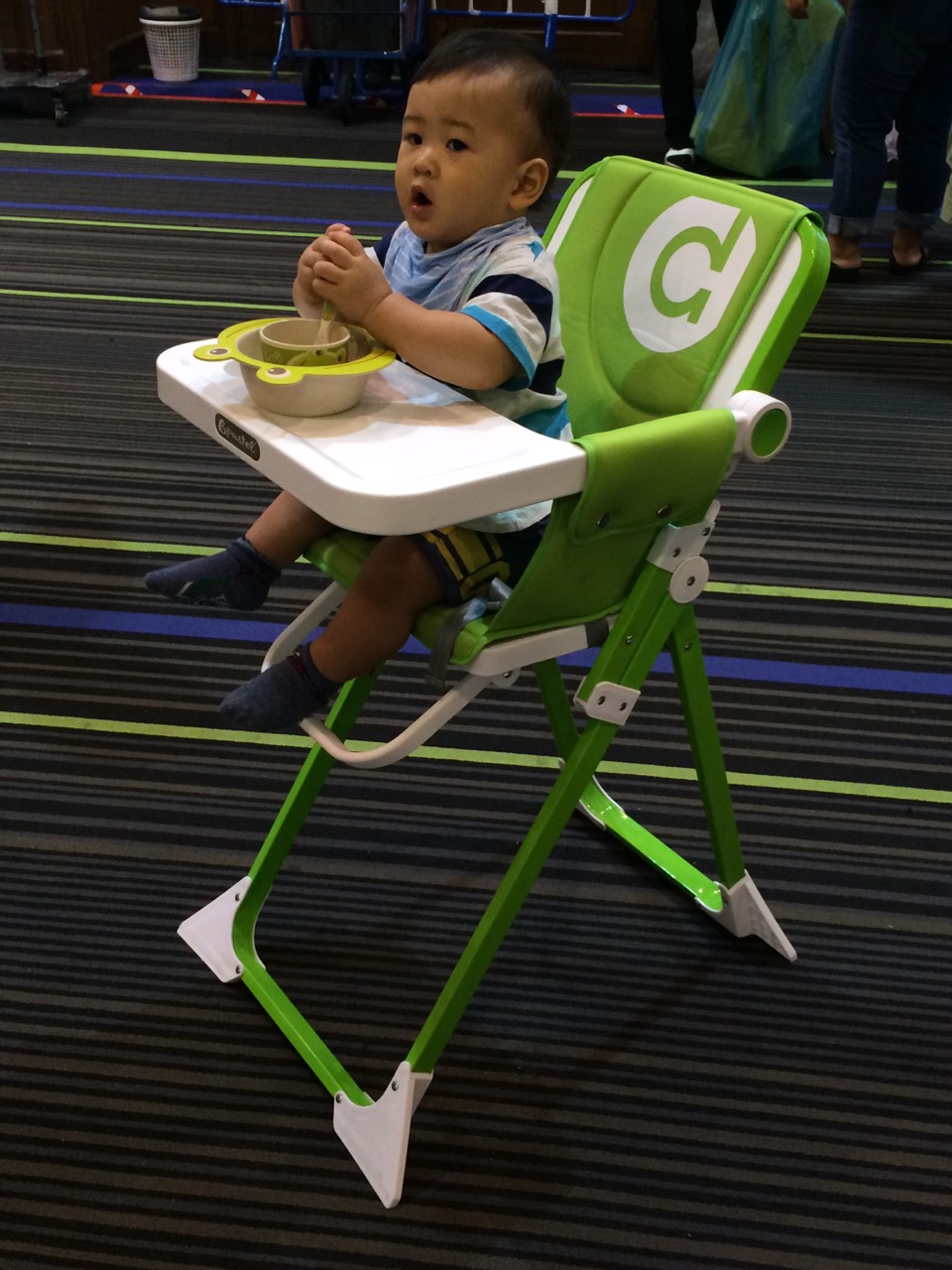 Bpastel DG70 เก้าอี้กินข้าวเด็กทรงสูงเเบบพกพา Oxford Fabric portable baby dining chair รับน้ำหนักได้ 70 kg