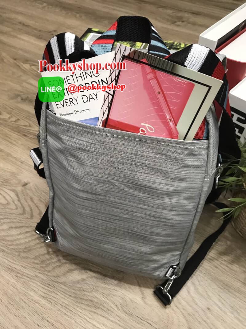 พร้อมส่งความสวย..ราคาสุดคุ้ม! NEW ARRIVAL! KIPLING ART 2WAY BACKPACK กระเป๋าสะพายเป้สไตล์ลำลองรุ่นใหม่ล่าสุดวัสดุ Nylon+Polyester 100% โดดเด่นที่สามารถสะพายได้หลายแบบ ทั้งแบบเป้ หรือใช้สายยาวสะพายไหล่ได้ Crossbodyได้ หูหิ้วเเละสายสะพายลวดลายสวยตามคอนเซปคอ