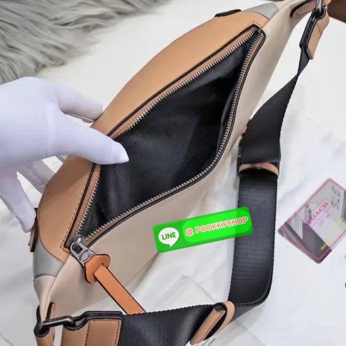 Coach 962 Rivington Belt Bag in Signature Canvas with Coach Patch