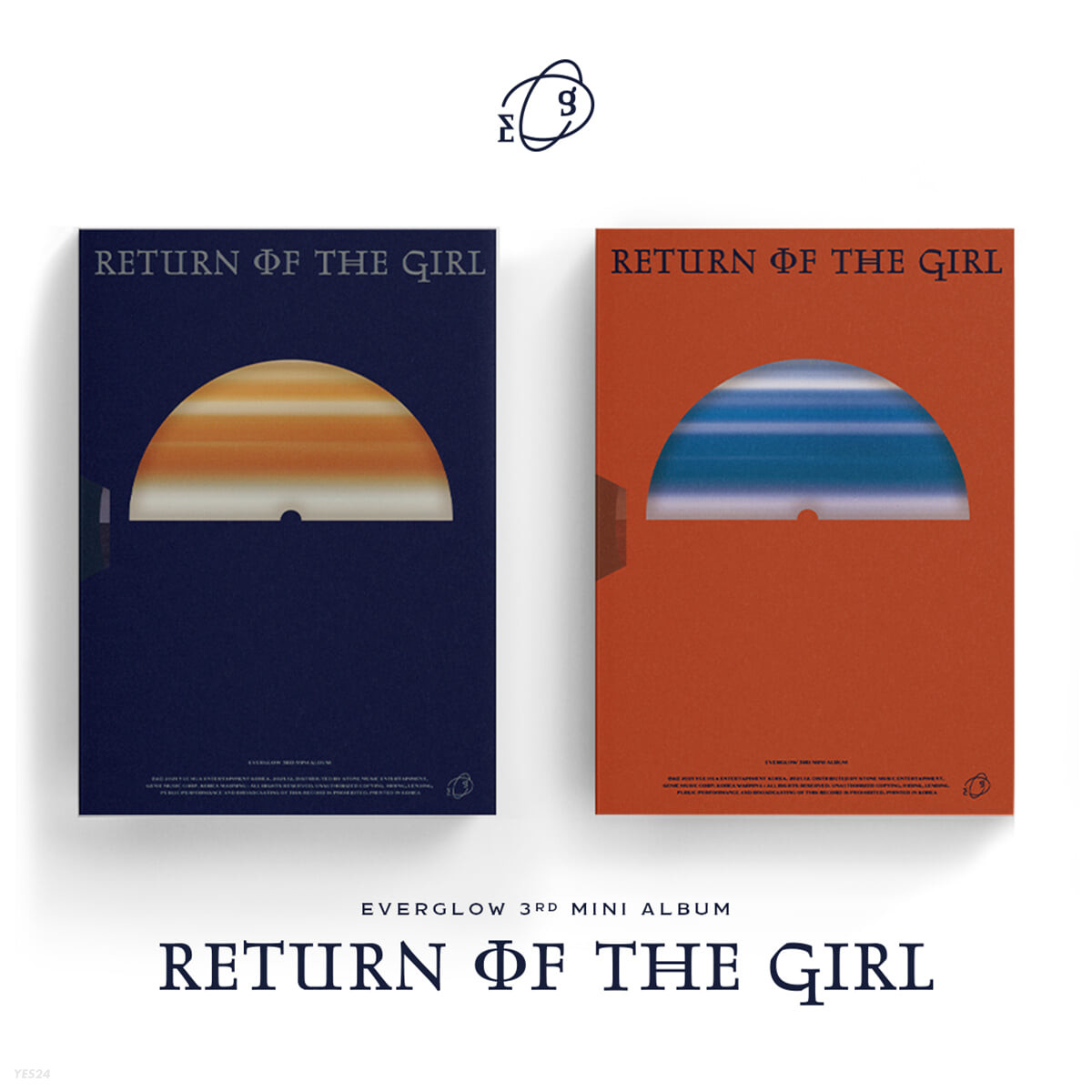 EVERGLOW 3rd Mini Album - Return of the girl (Random ver.)