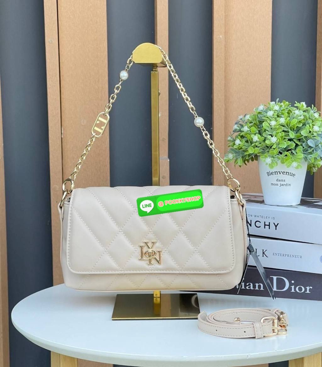 กระเป๋าสะพาย Lyn แท้ Outlet กระเป๋าสะพาย มีสองสาย สายโซ่ และสายยาวปรับได้