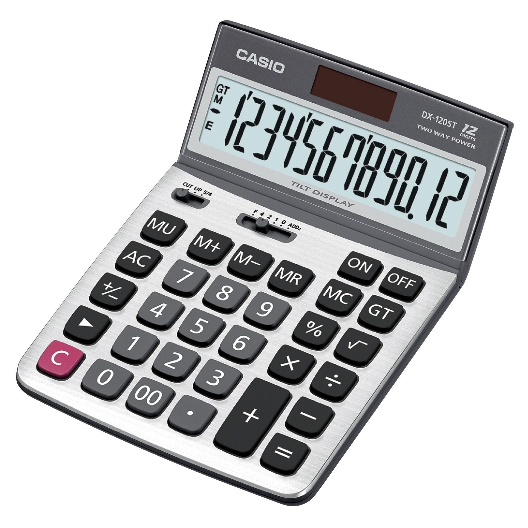เครื่องคิดเลขตั้งโต๊ะ 12 หลัก Casio # DX-120ST