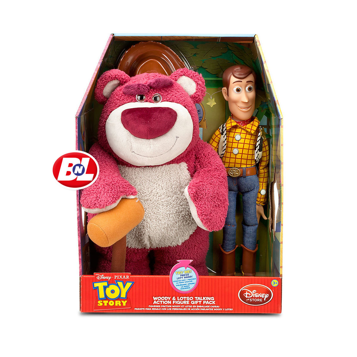 z Woody talking & Lotso Talking Acting Figure Gift Pack - Toy Story From USA