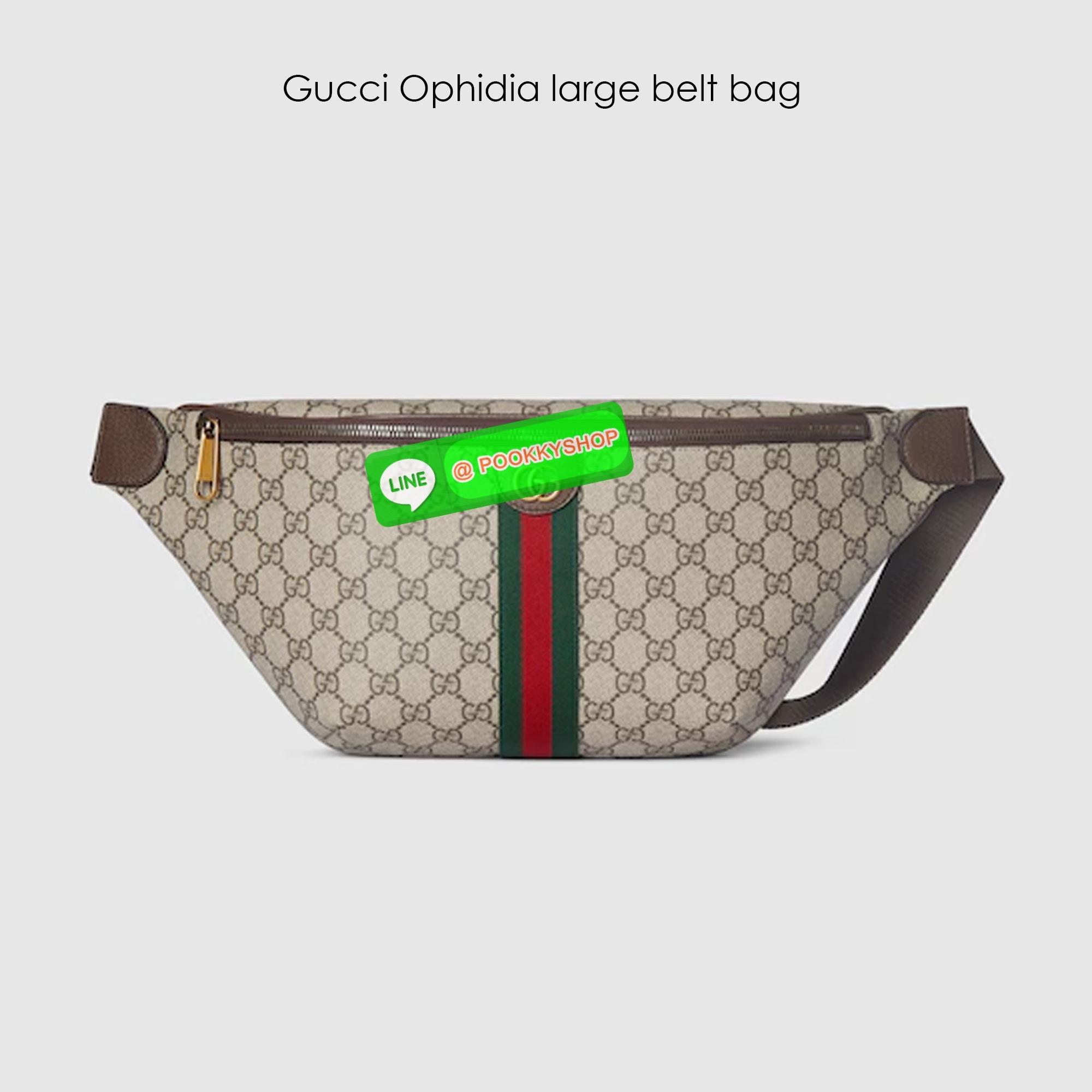 Gucci Ophidia large belt bag กระเป๋าคาดอก/คาดเอวใบใหญ่คลาสสิก ดีไซน์แถบคาดสีเขียวแดงโดดเด่น สวยหรู ภายในโล่งกว้างใส่ของได้เยอะ สายสะพายคาดอกแน่นหนา ปรับได้ตามชอบอีกเล็กน้อย ที่สุดของไอเท็มขายดี พร้อมเสิร์ฟให้ถึงบ้านไปเลยจ้า