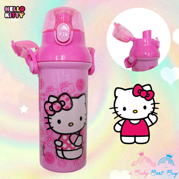 ฮ Sanrio Hello Kitty กระติกน้ำลาย คิตตี้ ขนาด 450 ML.สุดน่ารัก