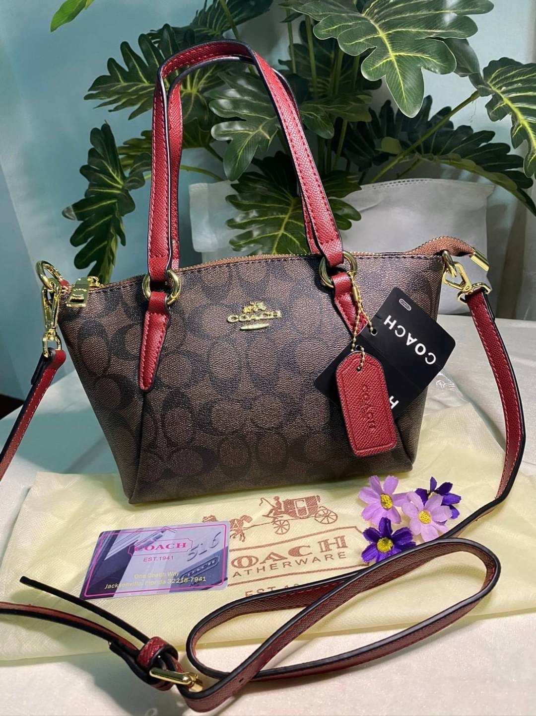 กระเป๋าโค้ชทรงพัด ขนาด mini