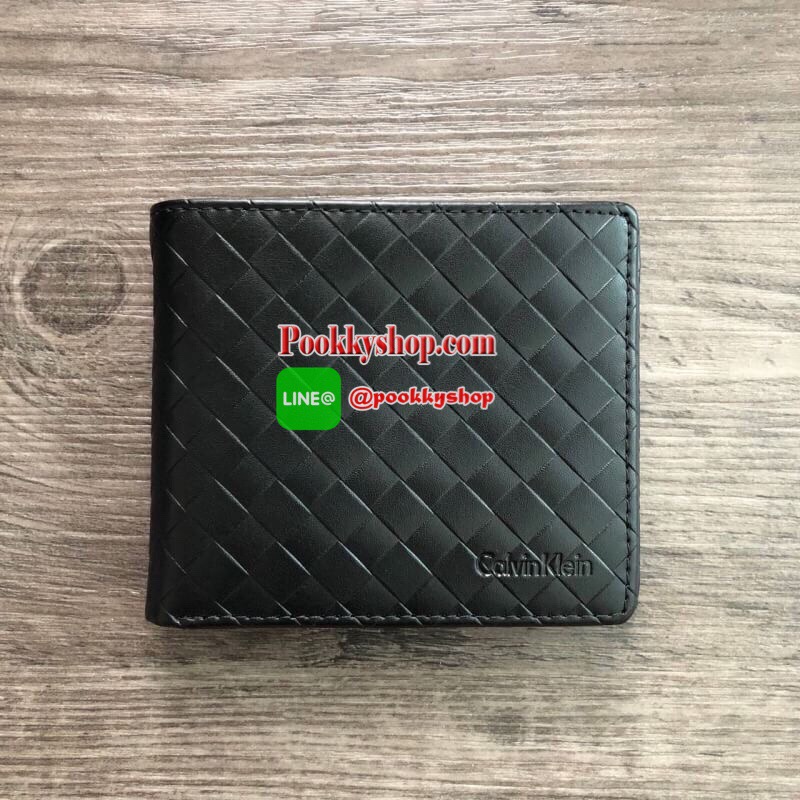 Calvin Klein Leather Credit Card Fold with Metai Clio Key Fob Set กระเป๋าสตางค์ใบสั้น Set สุดคุ้มมอบให้เป็นของขวัญหรือใช้เองก็แนะนำค่ะ