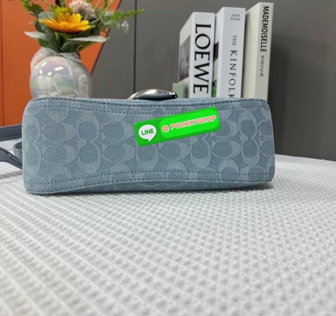 Coach Soft Tabby Shoulder Bag In Signature Denim