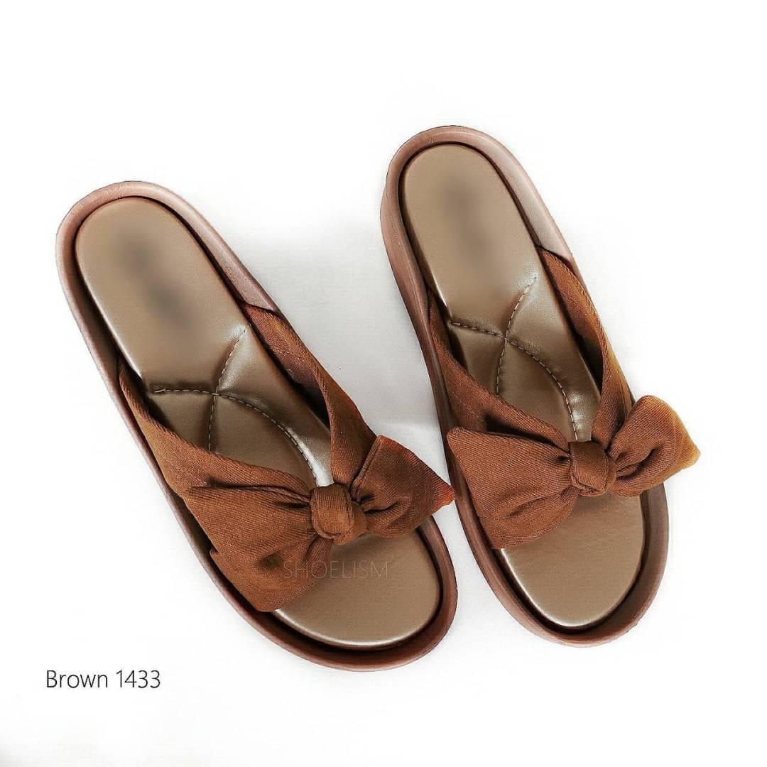 พร้อมส่ง สไตล์ลำลอง แบบสวม ดีเทลหน้าโบว์ผ้าสีหวานๆ พื้นนิ่มมากน้ำหนักเบา แม่ค้าเชียร์สุดใจแบบสวยชิวๆคร้าา!!