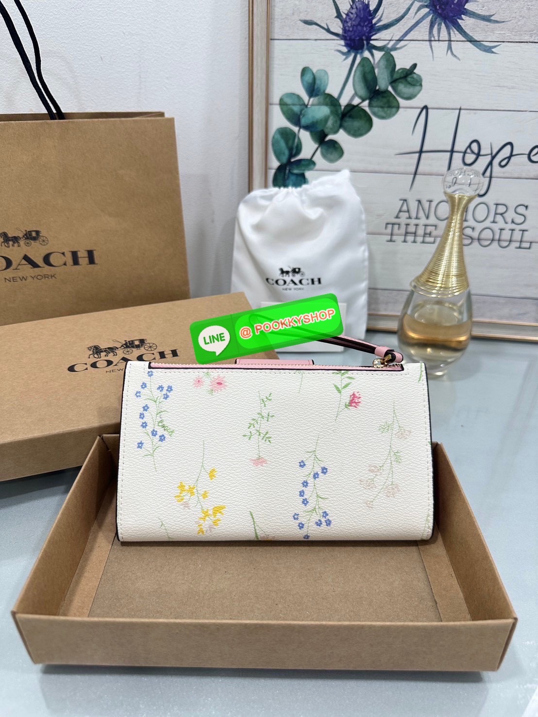 🍀Coach C2874 Tech Phone Wallet In Colorblock Signature 🍀 COLOR: signature canvas