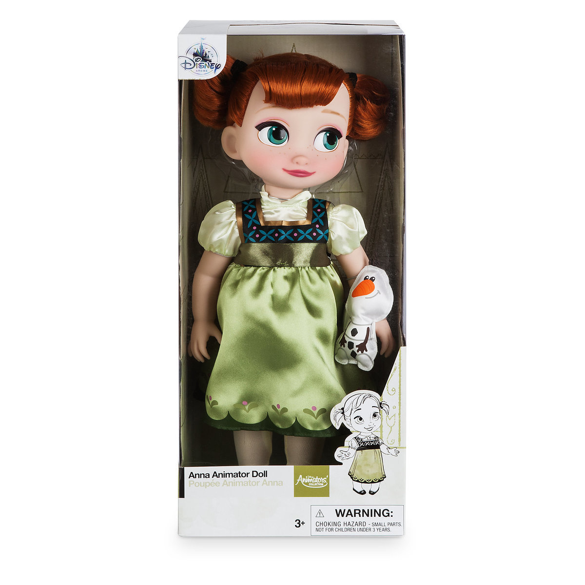 ฮ Disney Animators' Collection Anna Doll - Frozen - 16'' ของแท้ นำเข้าจากอเมริกา