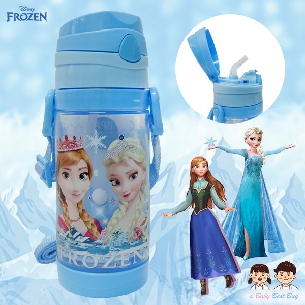 ฮ Disney Frozen กระติกน้ำลาย เจ้าหญิงอันนา เจ้าหญิงเอลซ่า ขนาด 450 ML. สุดน่ารัก