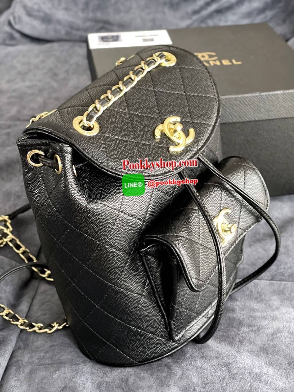 Chanel Backpack Caviar Small SIZE AND FIT