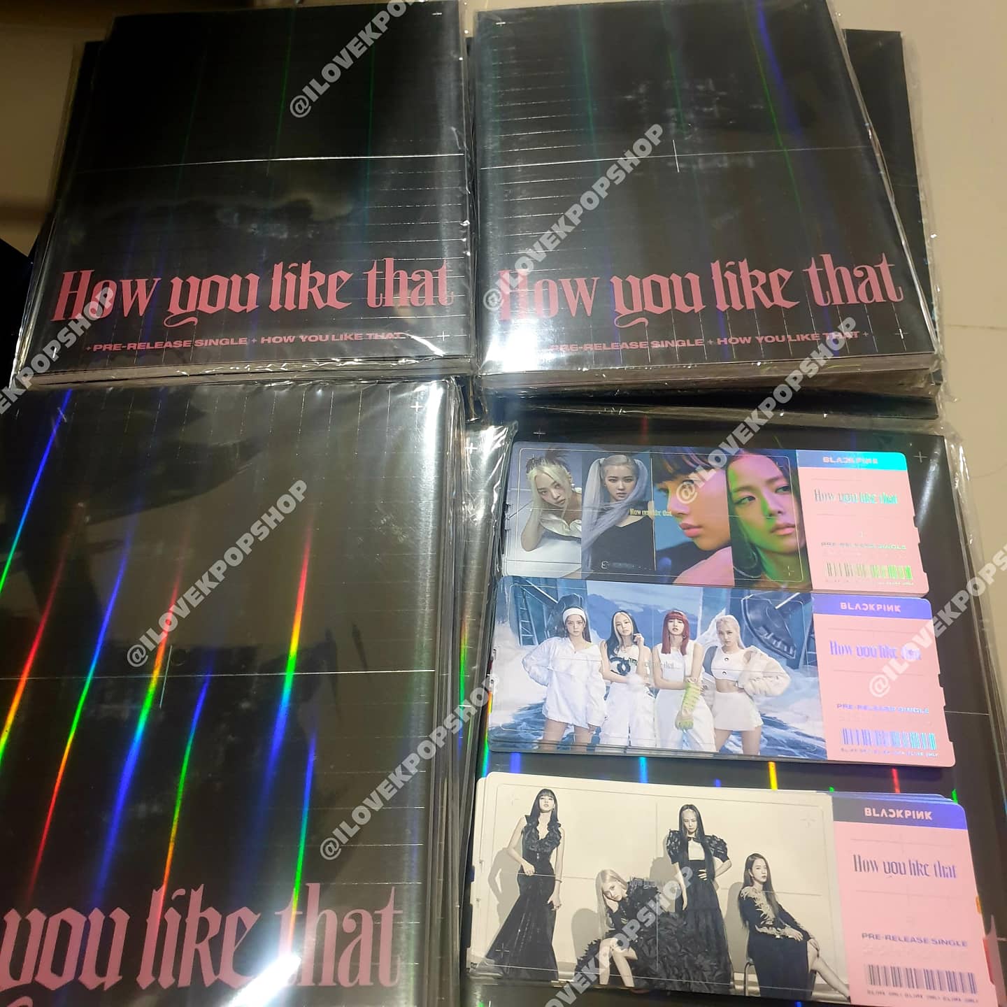 พร้อมส่ง BLACKPINK Single Album - How You Like That ได้ของแถมจาก YG Special Ticket + Poster
