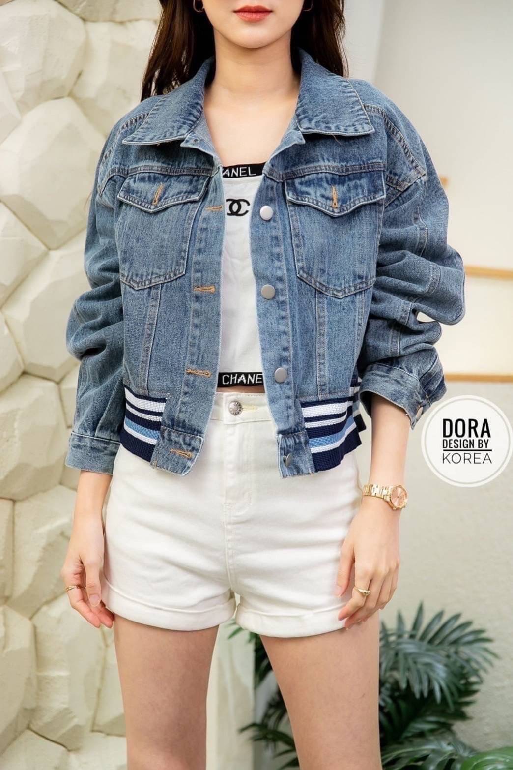 พร้อมส่ง!!! Jacket jeans เอวสปอร์ตสวยมาก ยีนฟอก ดีเทลเก๋มากไม่ซ้าใคร ใส่ได้ตลอด ต้องมีค่ะ สวยเท่ครบจบเลย