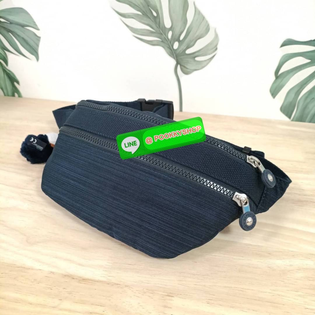KIPLING YASEMINA Fanny Pack ซับในสีพื้น หัวซิปโลหะไม่มีอักษรแบรนด์ กระเป๋าคาดอกหรือคาดเอว วัสดุด้านนอก Nylon +polyester