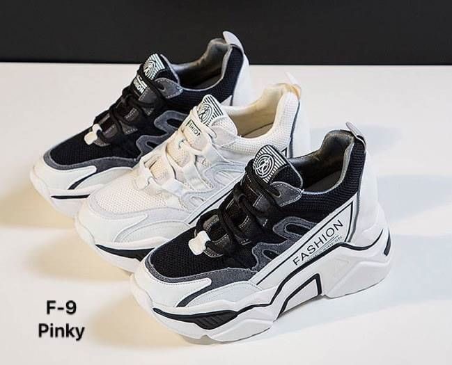 พร้อมส่ง F-9 รีพีทรอบ 2 ผ้าใบแฟชั่นเสริมส้น F-9 งานสวย ดูเริ่ดสุด ใส่แล้วขาเรียว เสริมความสูงให้สาวๆ ได้ดูดี ผลิตจาก pu ราคาดีมีที่นี่