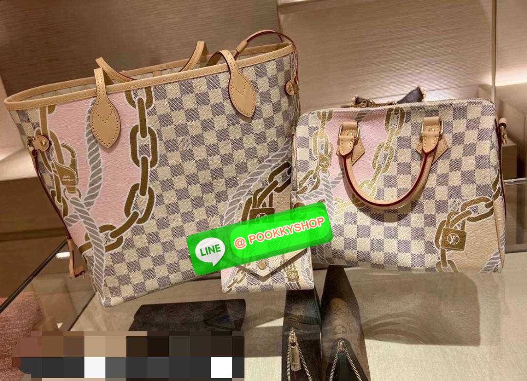 NEW IN!! LV 2IN1 TOTE SET WITH NAUTICAL PRINT ดีไซน์ใหม่ต้อนรับฤดูร้อน กับกระเป๋าสะพายไหล่ใบใหญ่ทรง tote มาพร้อมใบลูก พรีเมี่ยมกิ๊ฟสุดคุ้ม!! คลาสสิคที่สุด เป็นอีกรุ่นที่มีคนใช้เยอะมากๆ โทนสีละมุน วัสดุหนังแคนวาสปั๊มลายเต็มใบ ปากกระเป๋ามีหูเกี่ยว ด้านข้างม