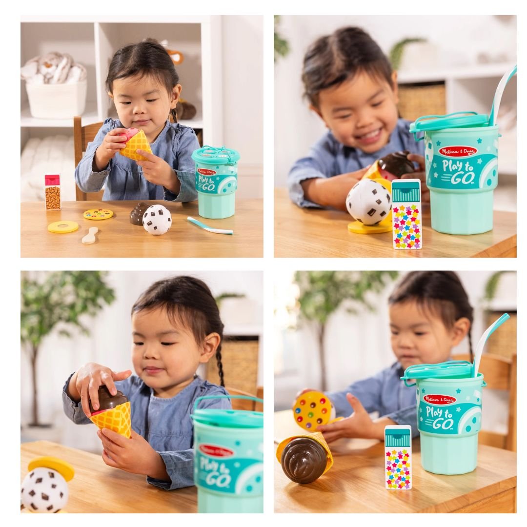 Melissa & Doug Play to Go ชุดของเล่นไม้พกพา