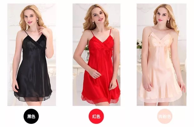 ชุดนอนผ้าไหม สายเดี่ยว สีเบจ ชมพู อ่อน แต่งระบายช่วงอก ชายแต่งระบาย ซับ สองชั้น สวยหรู คุณหนูมากๆคะ