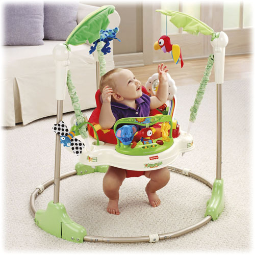 ZT001 Fisher Price Jumperoo Rainforest ของแท้ พร้อมกล่อง (มือสอง สภาพ95%) -- (หมด ขายแล้ว)