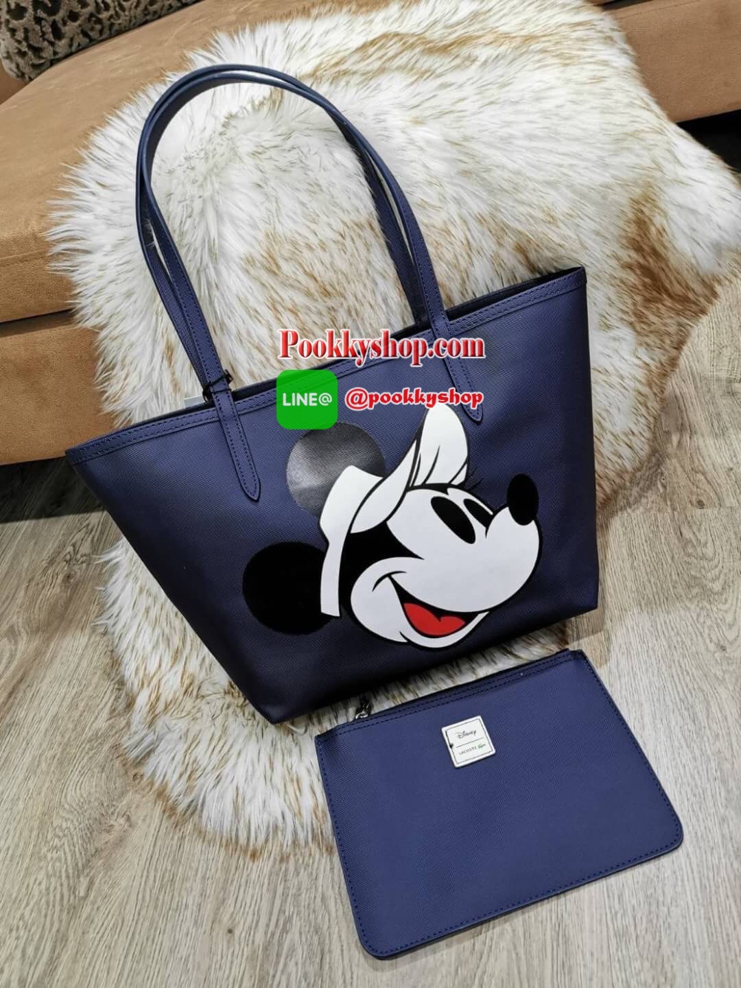 Don't Miss! Best Seller! ซื้อ1ได้ถึง2!! New! & Limited x Disney Holiday Collection Reversible Tote Bag With Clutch คอลเลคชั่นดิสนีย์ทรงTote มาพร้อมใบเล็กเข้าชุดสุดคุ้มสามารถแยกใช้ได้ วัสดุหนัง Saffiano สวยกันน้ำดูแลรักษาง่ายดีไซน์โดดเด่นมีลูก